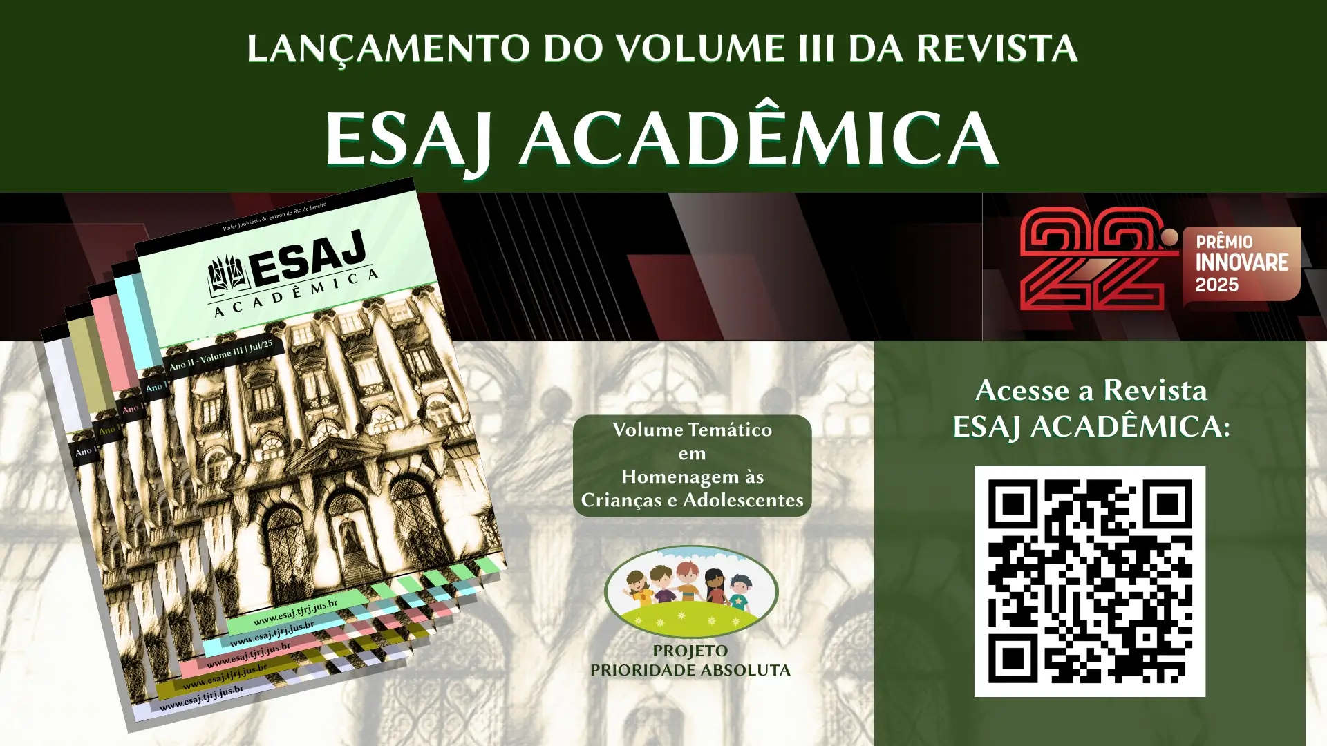 3ª Edição da Revista Acadêmica da ESAJ